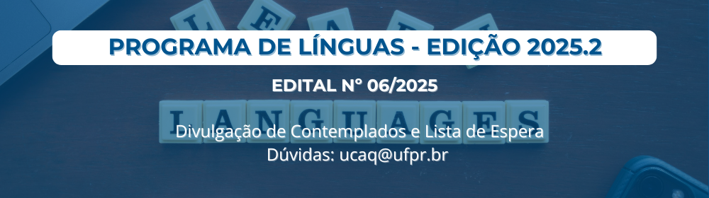 Divulgado o resultado do sorteio de isenção para o curso de idiomas + Edital Nº 6/2025