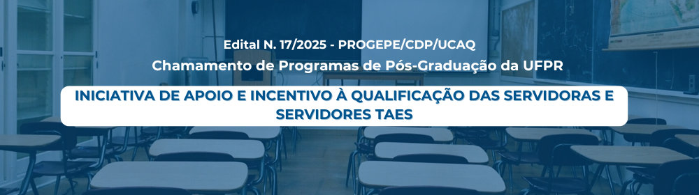 Iniciativa de apoio à qualificação dos TAEs