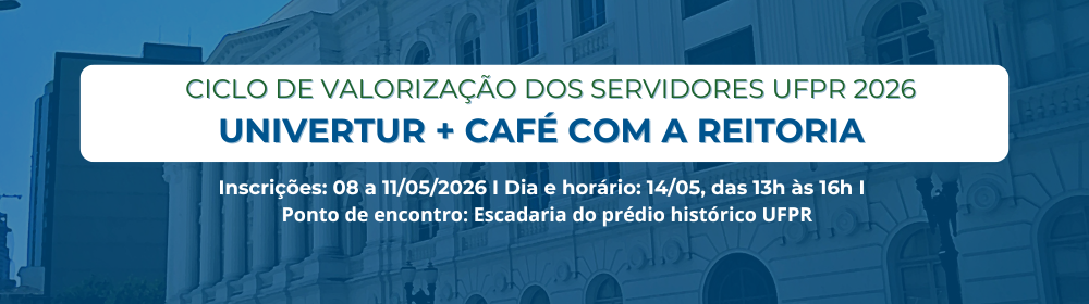 Ação de desenvolvimento: UNIVERTUR + Café com a Reitoria