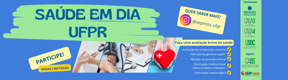 Evento SAÚDE EM DIA UFPR – 2ª Edição