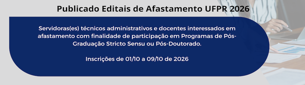 PROGEPE abre inscrições para Edital de Afastamento para Pós-Graduação e Pós-Doutorado