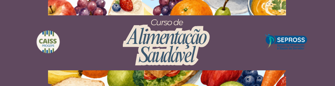 Curso de Alimentação Saudável.