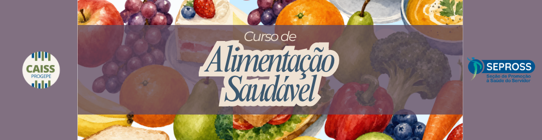 Curso de Alimentação Saudável.